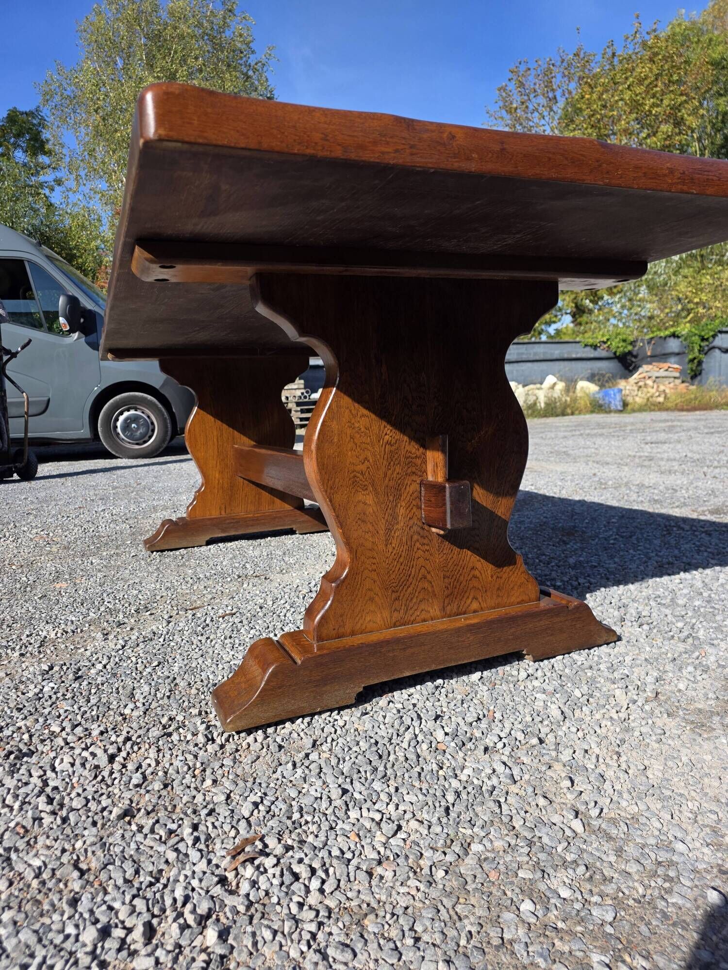 Monastery table in oak