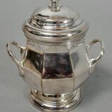 Coffee and tea service silver metal 3 pieces