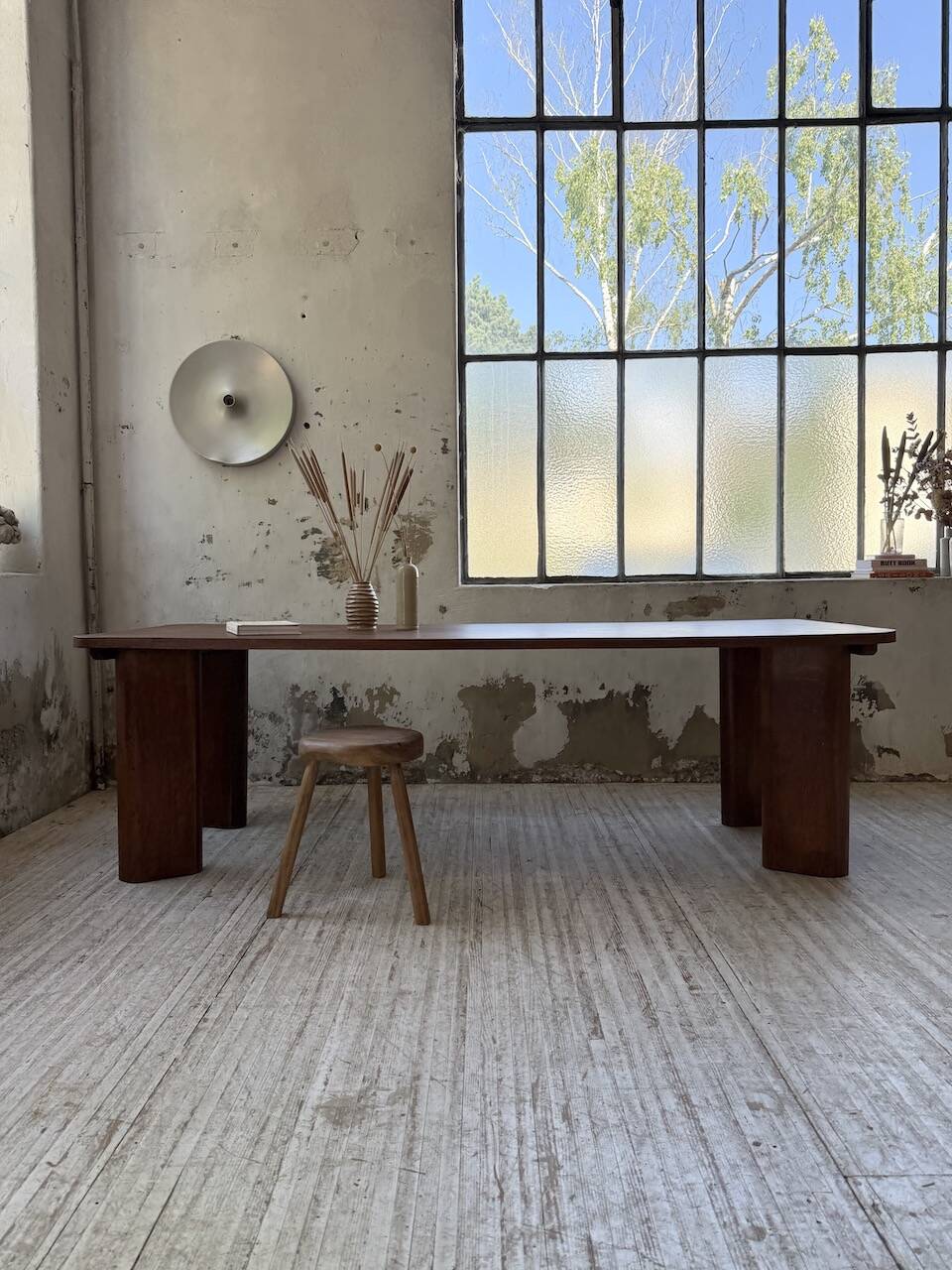 1950s oak reconstruction table
