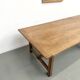 XXL farmhouse table in solid oak 350 cm - Reconstruction Style - 1950s
