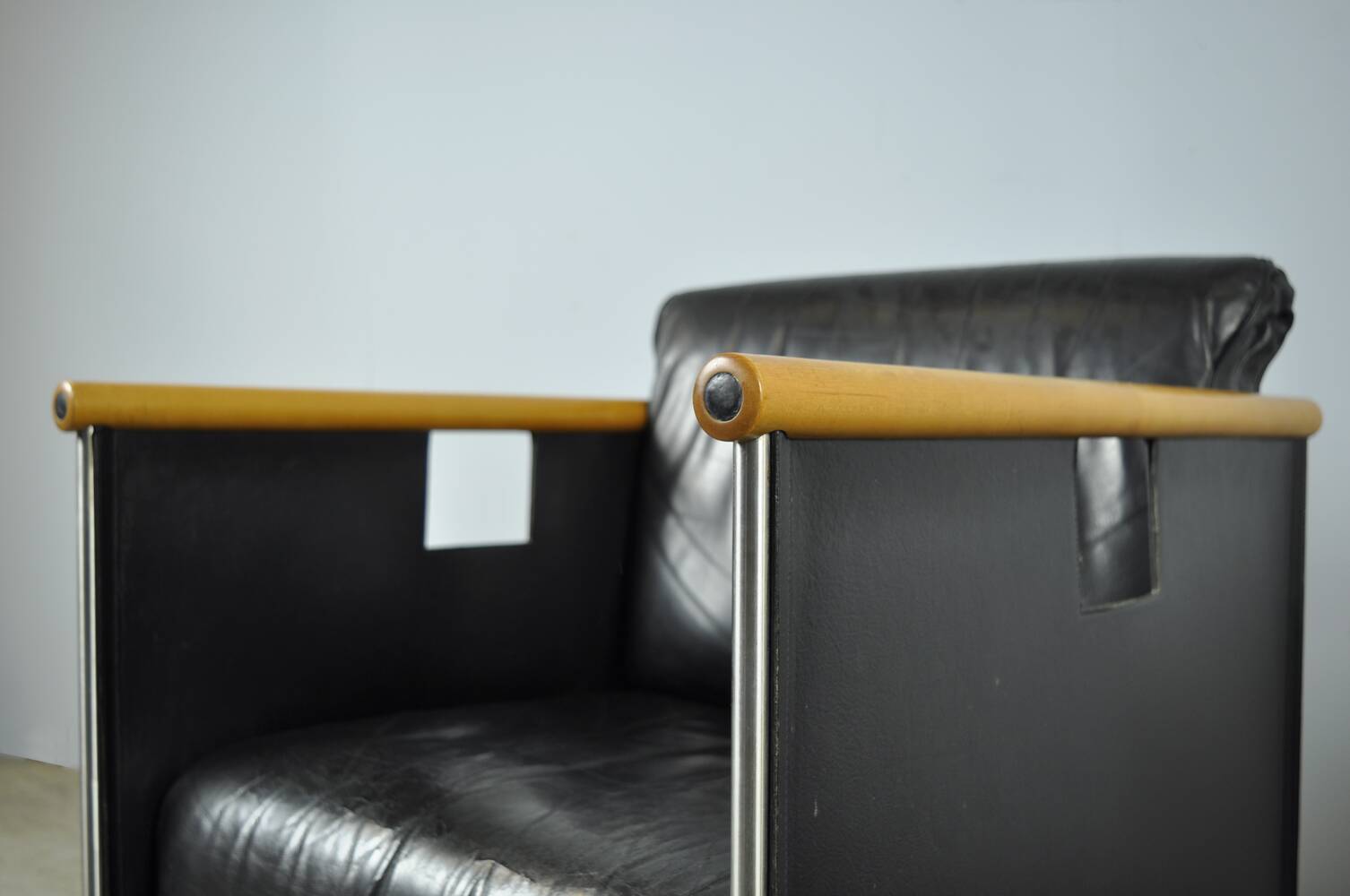 CASTELIJN / vintage easy chair “the box” / Mazairac & Boonzaaijer  / 1980s