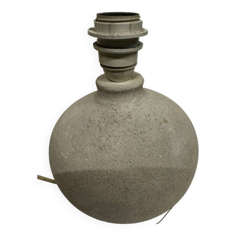 Vintage round plaster lamp base h 20 cm