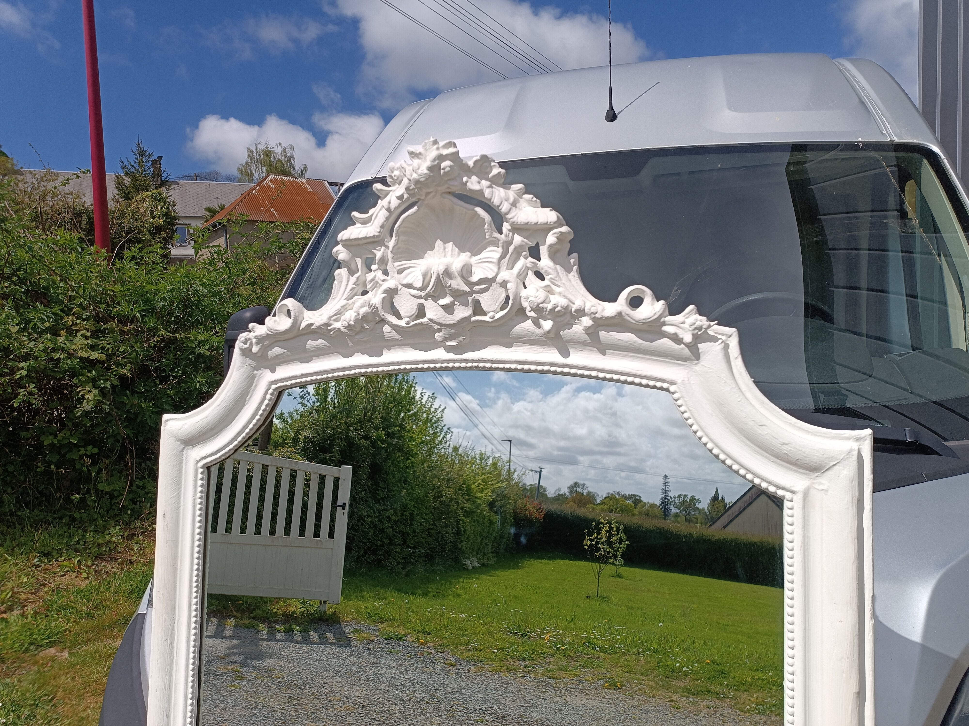 Antique mirror 174/94 cm