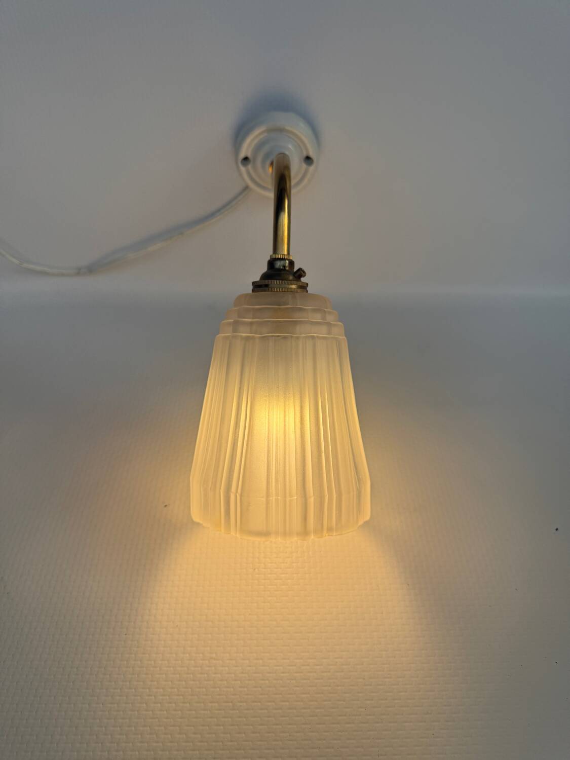 Antique art deco wall lights