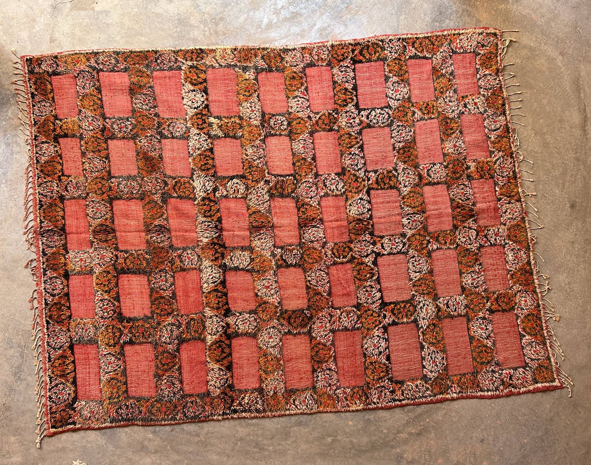 Tapis marocain kilim zayan - 249 x 191 cm