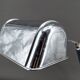 Large Desk Lamp, Chrome, Aluminum and Marble, Modernist Art Deco
