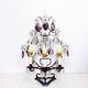 Girandole lamp in crystal and iron