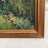 Painting signed Oil on canvas dimension: height: 45 cm - width -54 cm -