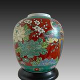 Vase porcelaine imari or
