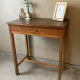 High table / Console in solid wood from the 50s