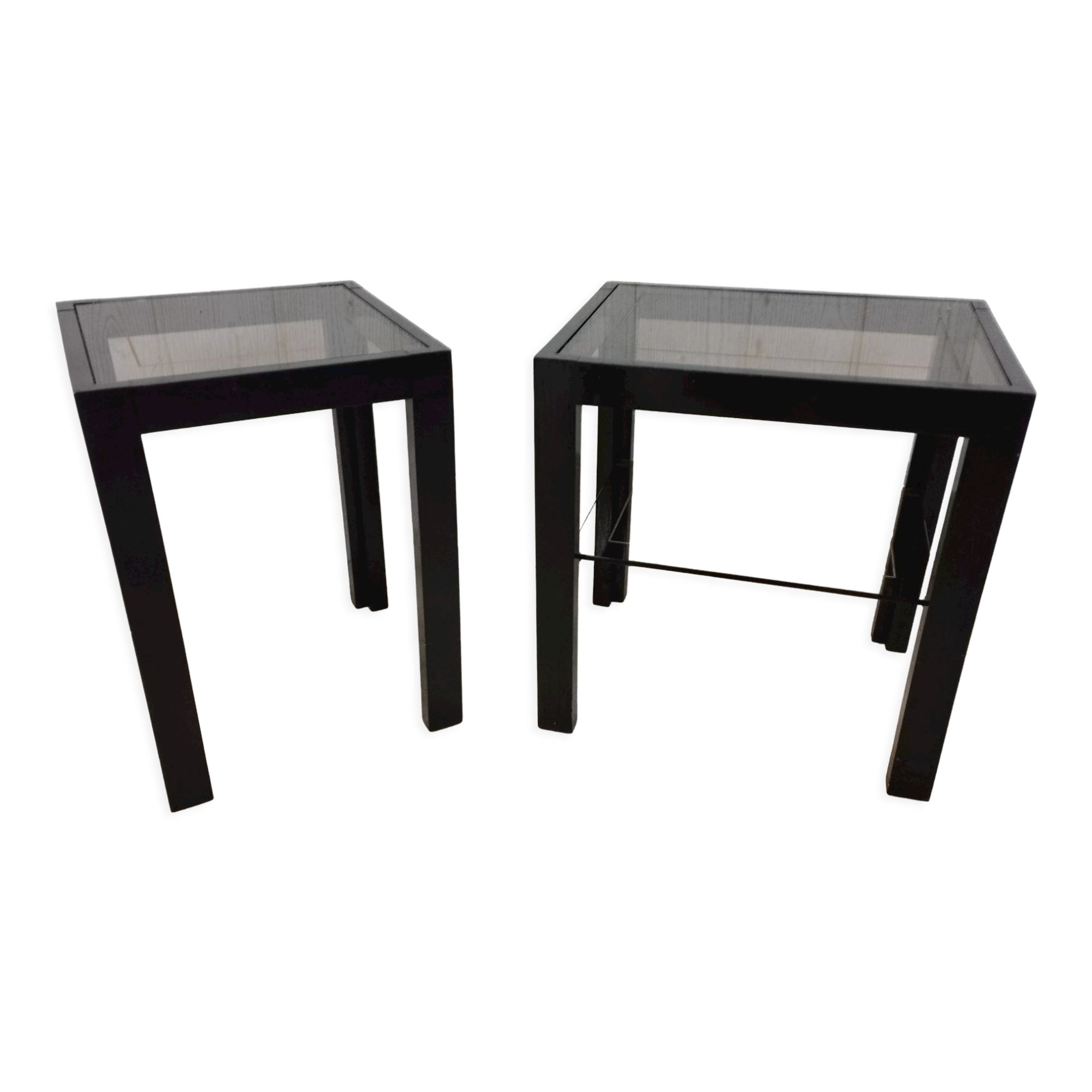 Vintage sofa end pair