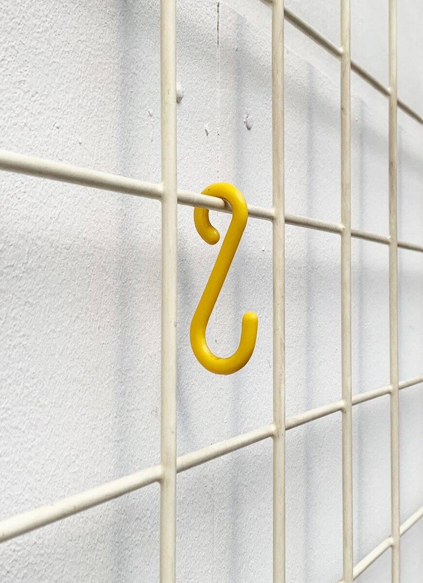 Mid-century German minimalist rope coat rack from the 1960s.