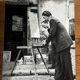 original vintage photograph painter Montmartre