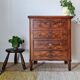 Antique Louis XV style walnut burl commode – 4 drawers