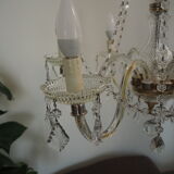 6-light chandelier with tassels