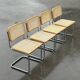 Set of 4 chairs Cesca B32 designed by Marcel Breuer design made in Italy