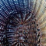 Vintage wicker basket