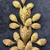 Applique lamp hans kogl gold metal