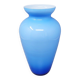 1960s Astonishing Blue Jackated Vase in Murano Glass. Made in Italy