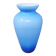 1960s Astonishing Blue Jackated Vase in Murano Glass. Made in Italy