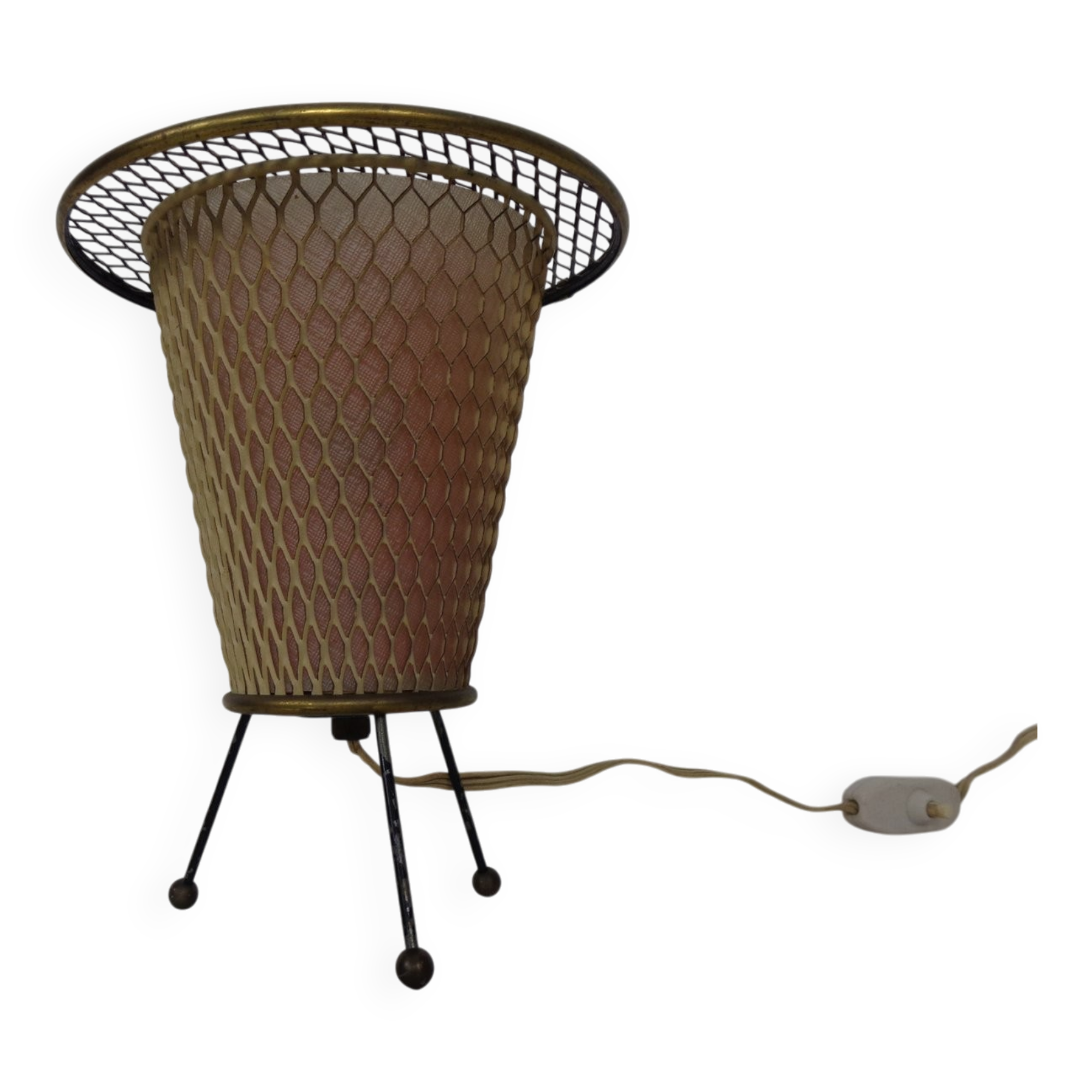 Metal Tripod Table Lamp, Germany, 1950s