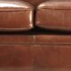 Vintage leather club sofa