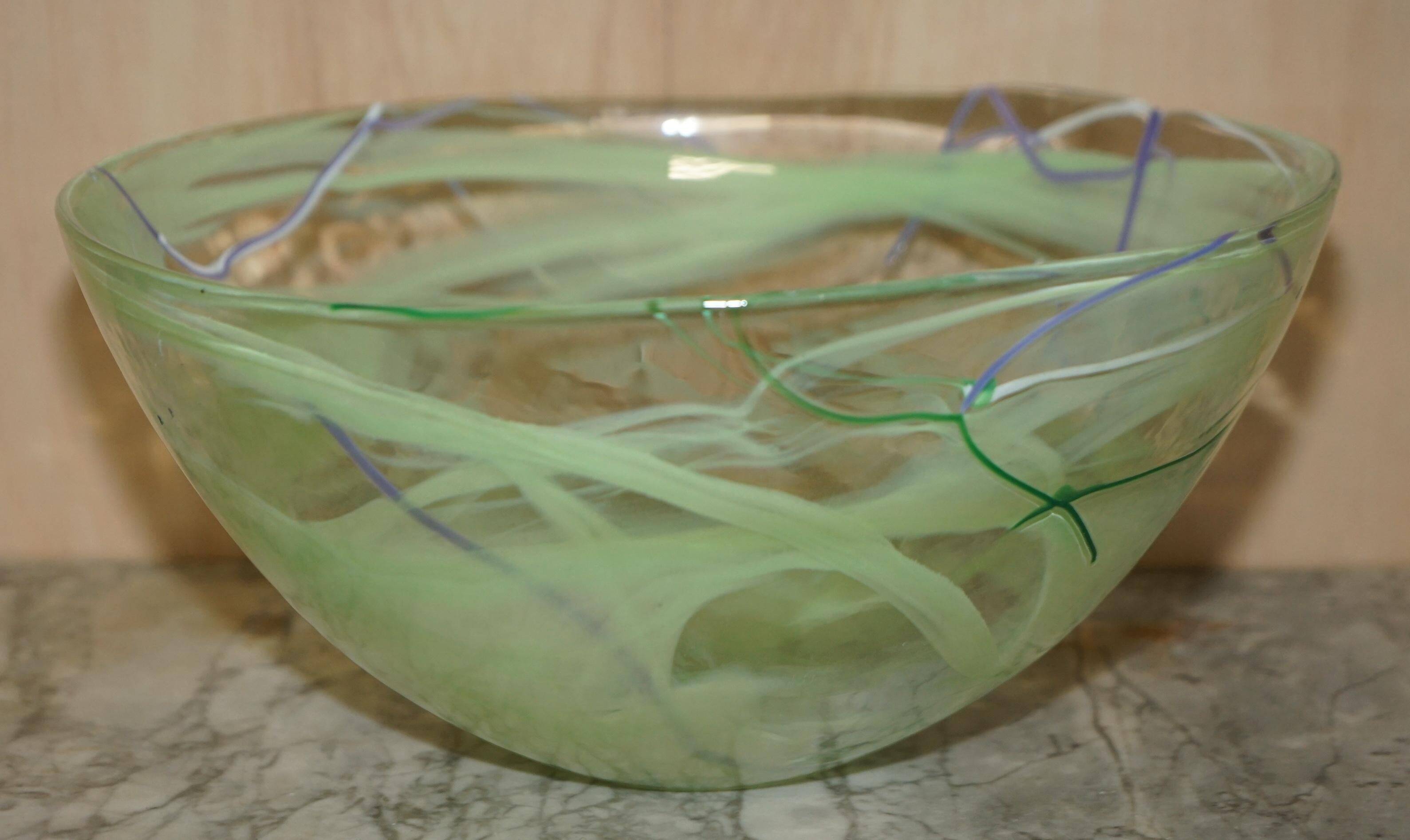 Kosta Boda decorative bowl in glass by Anna Ehrner