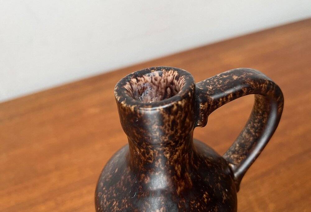 Mid-century ceramic carafe vase by Bastian le Pemp for Kemper / Quimper France, 1960s.