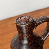 Mid-century ceramic carafe vase by Bastian le Pemp for Kemper / Quimper France, 1960s.