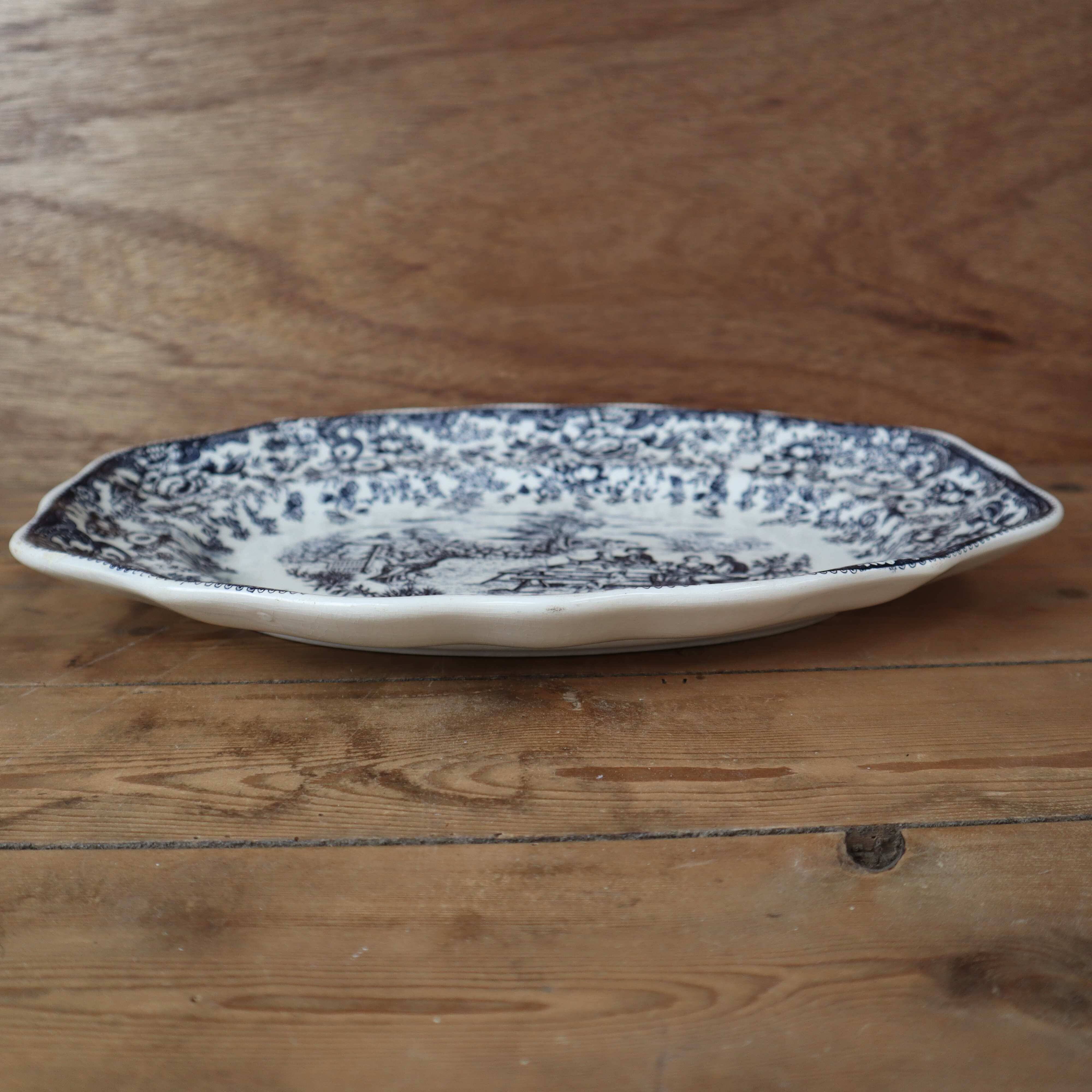 Large oval dish Lunéville KG Tradition