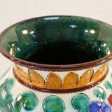 Vase in faience cecart monaco