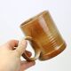 Set de 4 mugs en grès, poterie artisanale, 1980