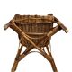 Vintage, children's armchair in woven rattan from around 1970.