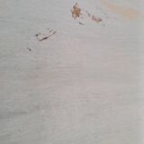 Curved patinated chest of drawers