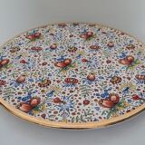 Vintage dish with floral motifs