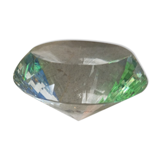 Presse papier diamant en cristal