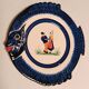 Old fish plate in Henriot Quimper faience - Port-en-Bessin
