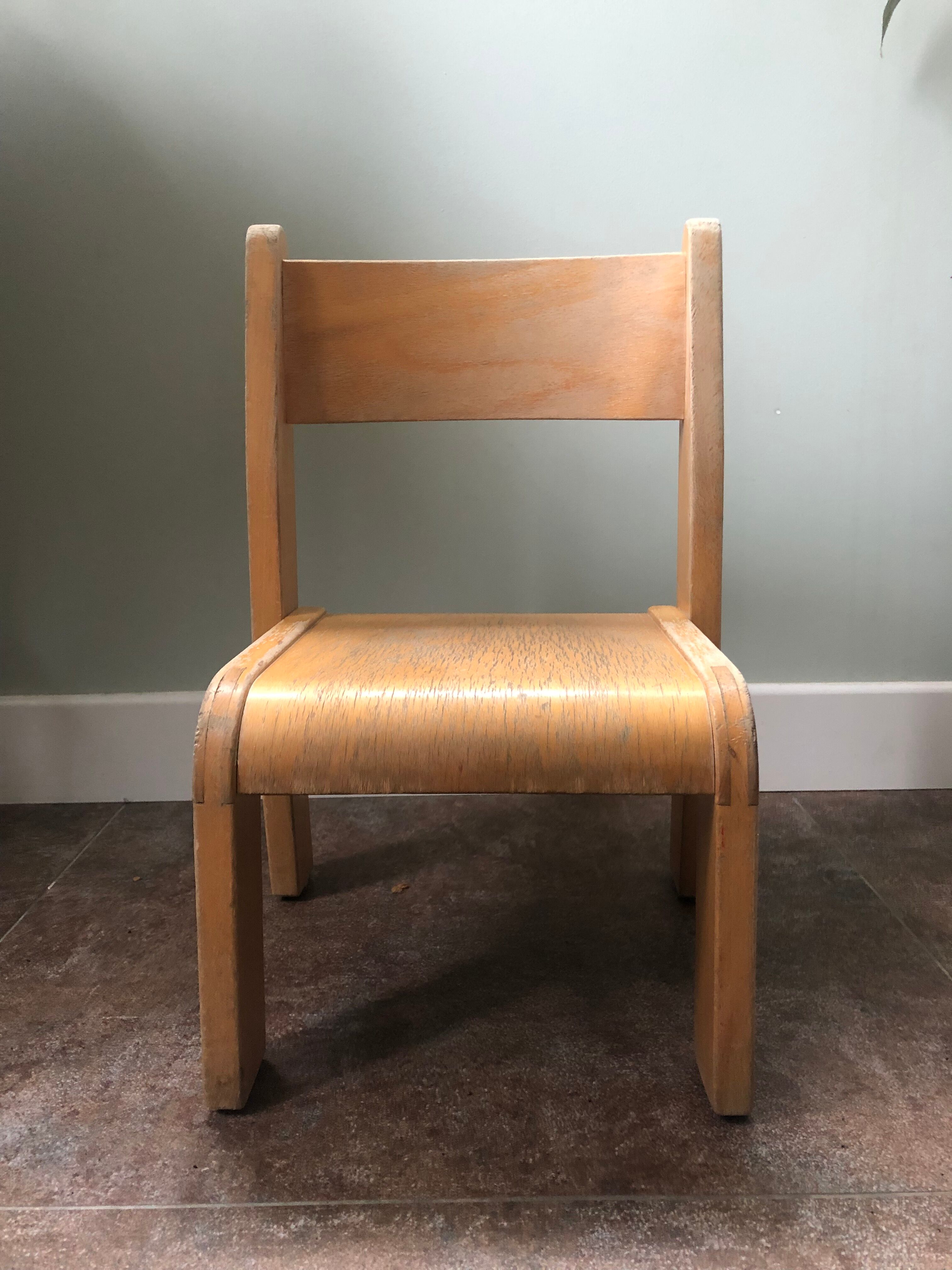 Vintage wooden children's chair