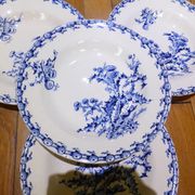 4 deep plates Gien Chardons 260359