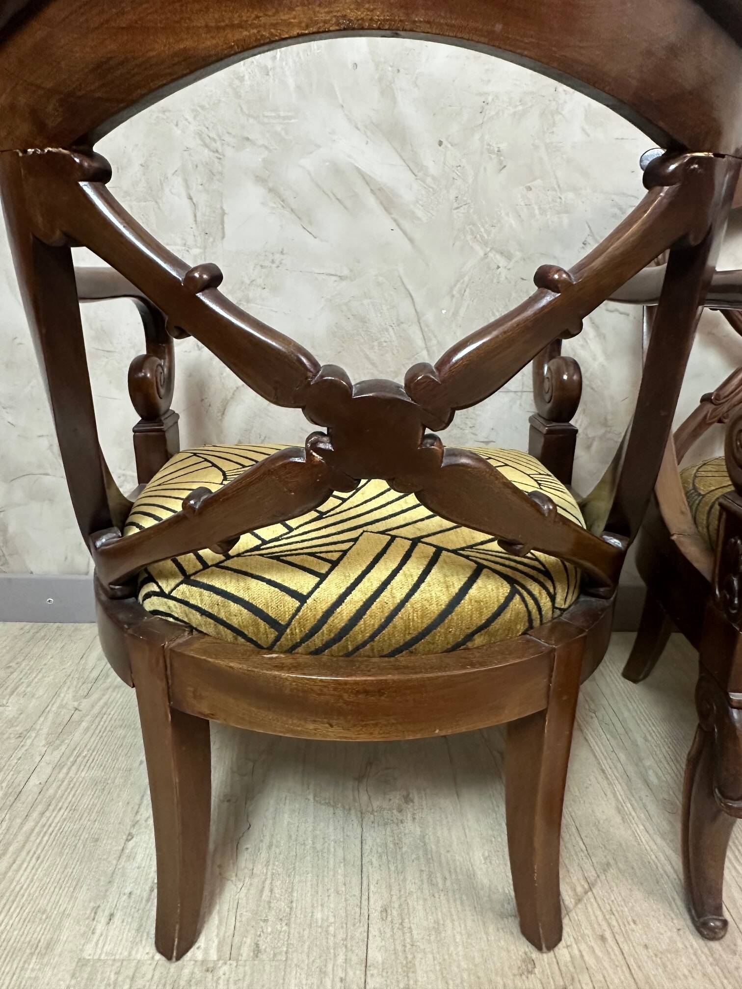 Pair of English armchairs
