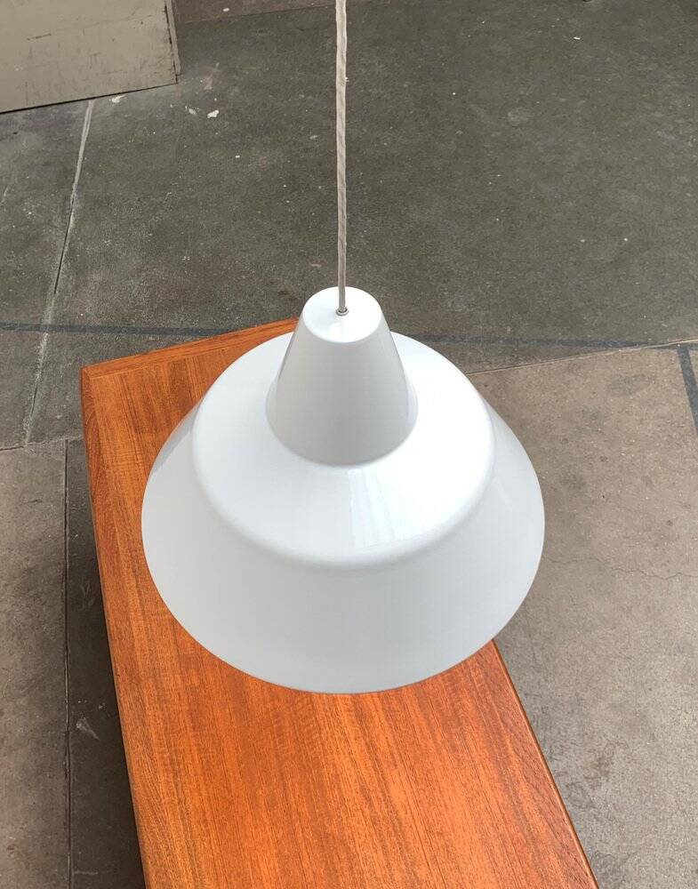 Large Danish mid-century pendant lamp by Emaille Amatur for Louis Poulsen.