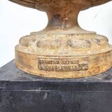 4 19th century cast iron garden basins
