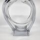 French crystal vase 1970 vintage