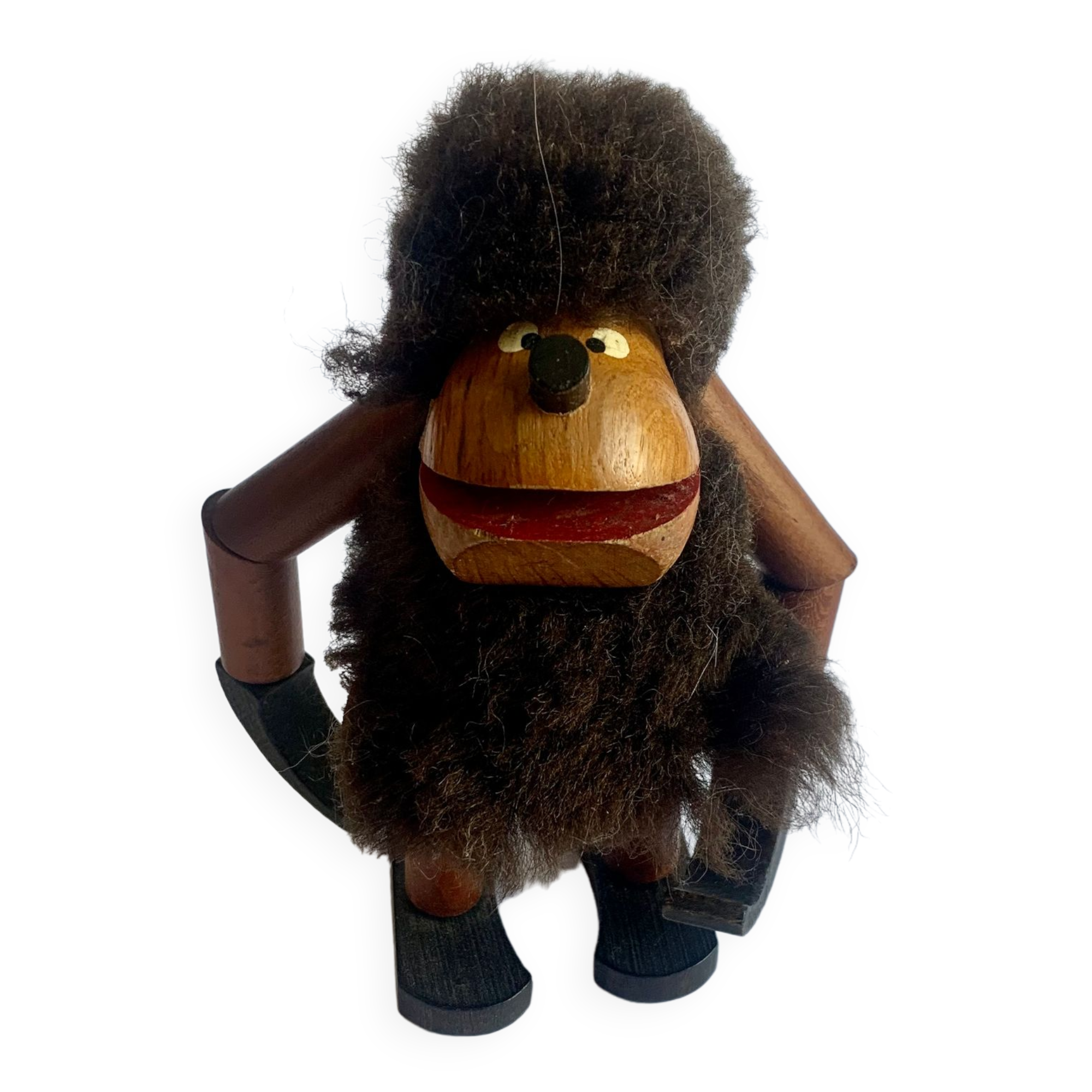 Mid Century Danish TEAK Gorrilla Figurine