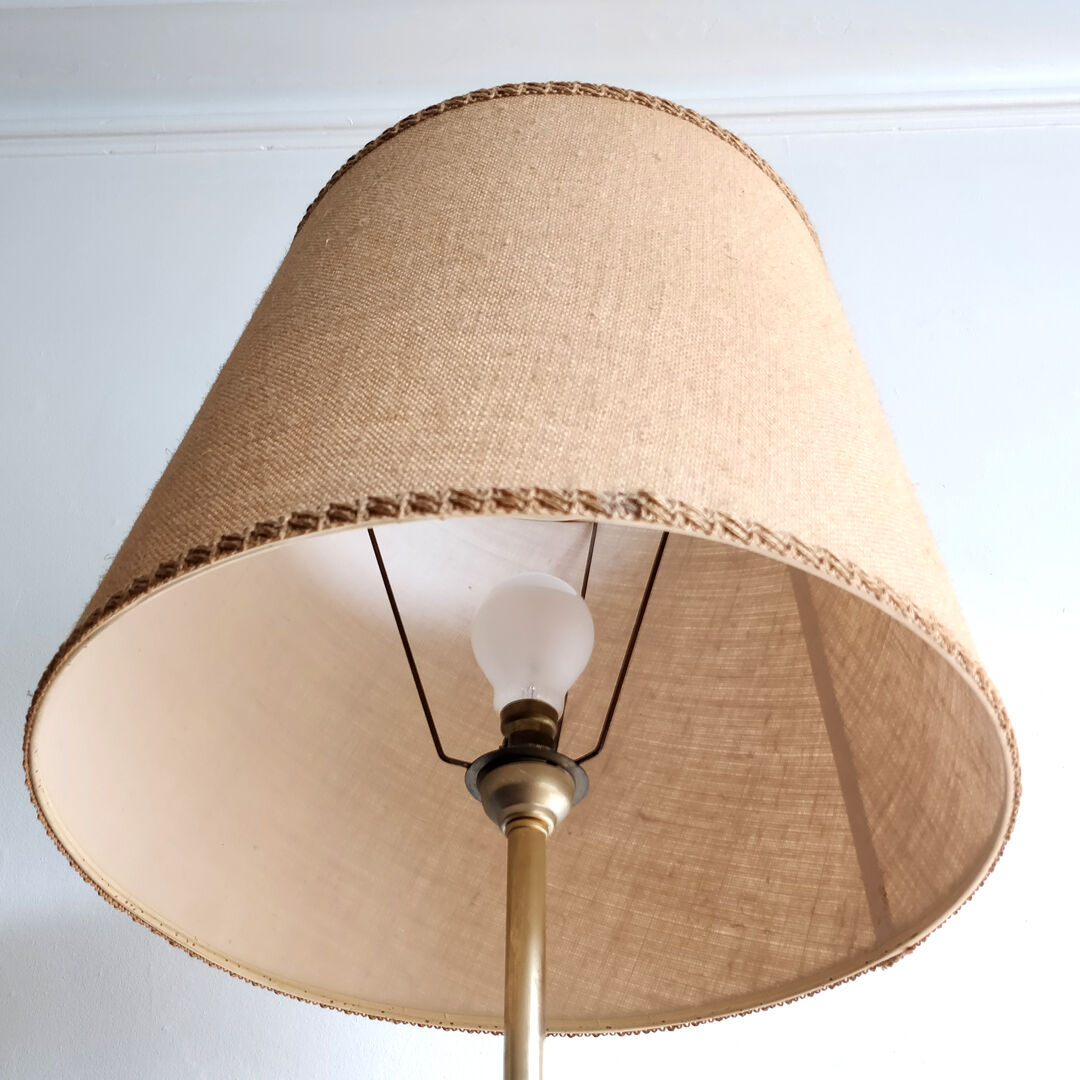Lampadaire bar vintage formica et doré