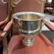 Large silver-plated champagne bucket
