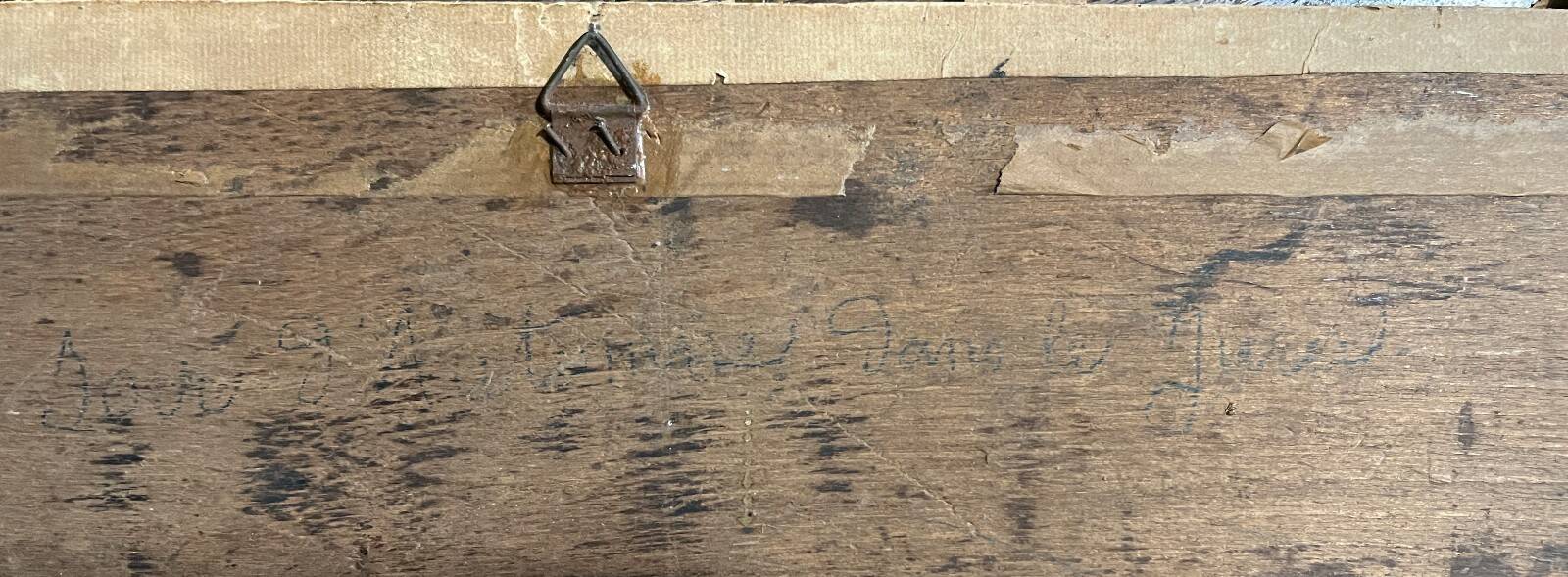 Tableau HSP "Autumn Evening in the Jura" post-impressionist signed