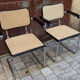 Set of 2 Cesca armchairs by Marcel Breuer