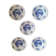 Ensemble de 5 assiettes en porcelaine de Sarreguemines