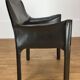 Mario Bellini leather armchair for Cassina, model CAB 413